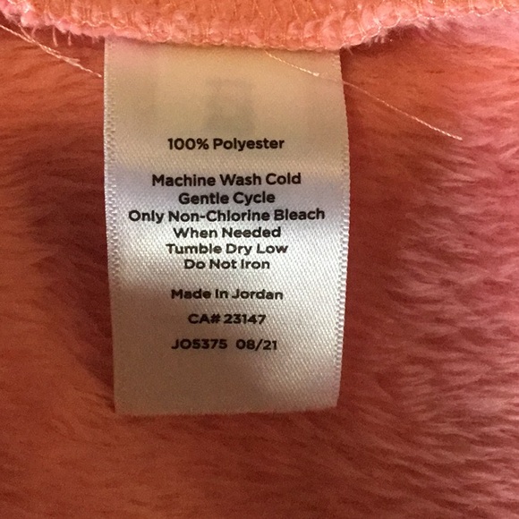 NWT Talbots pink fleece jacket/coat - Picture 4 of 4